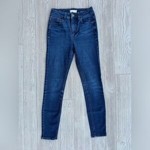 Harper Heritage High Rise Skinny Jeans Size 26 Dark Wash Denim Francesca's